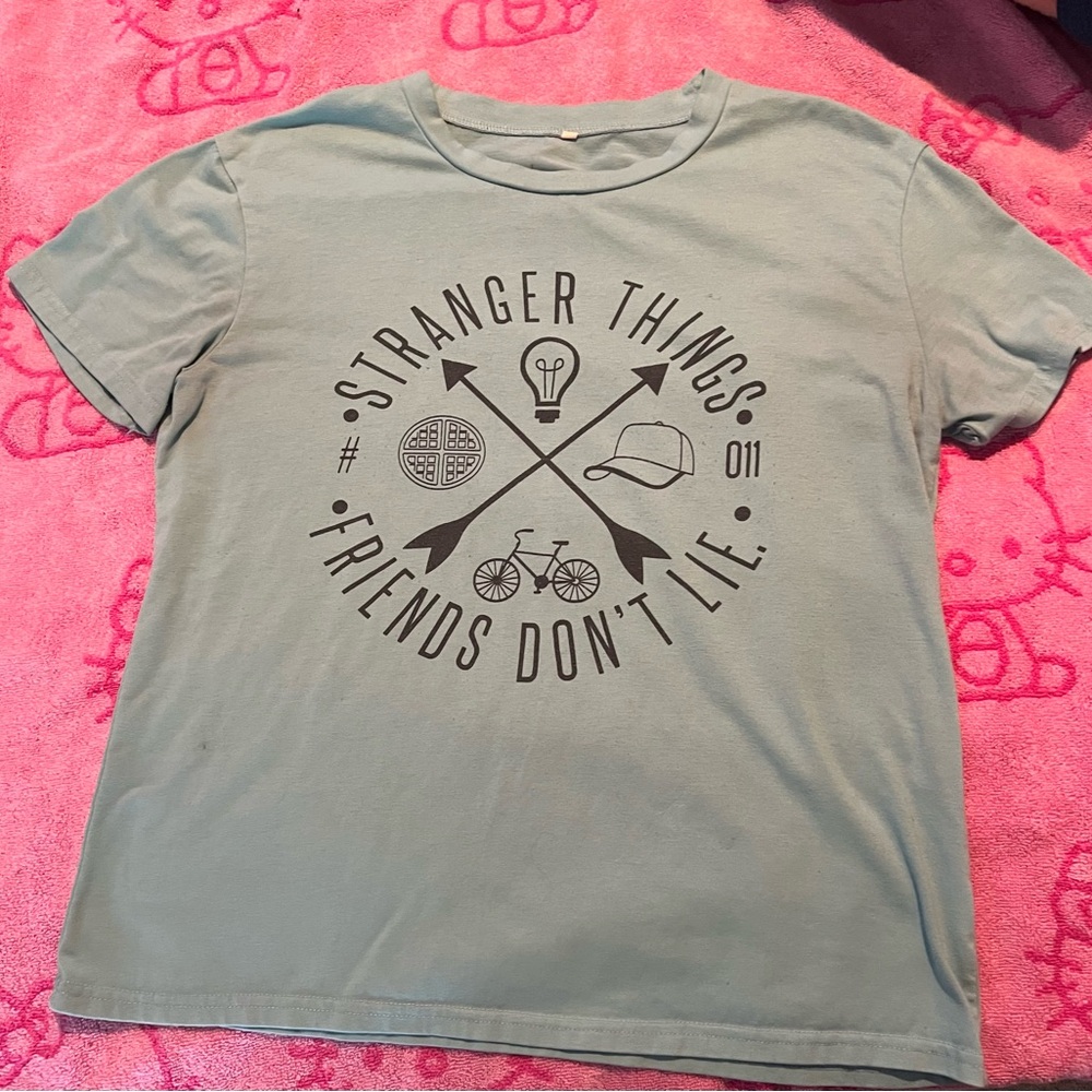 Stranger Things Graphic Tee - Green